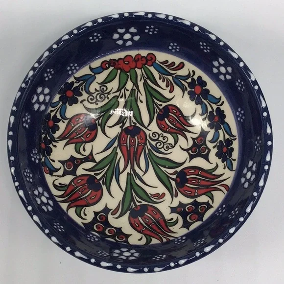Hand Painted Turkish Ceramic Bowls - Picture 4 of 11
